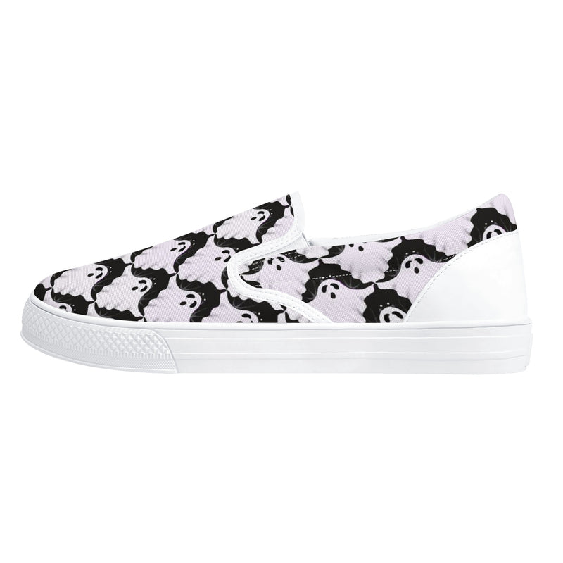 Ghost and Bats Mens Slip On Shoes