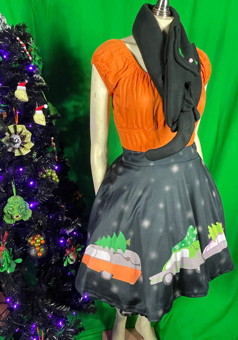 Holiday Hearses Flirty Skirt