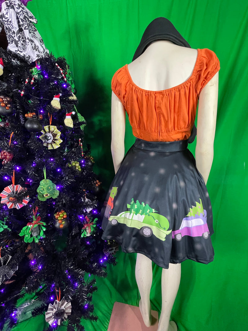 Holiday Hearses Flirty Skirt