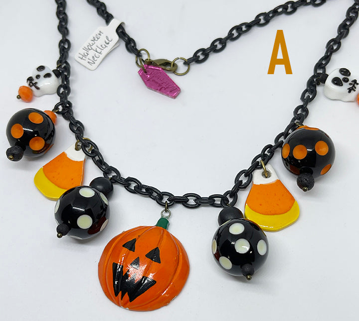 Retro Halloween Necklaces