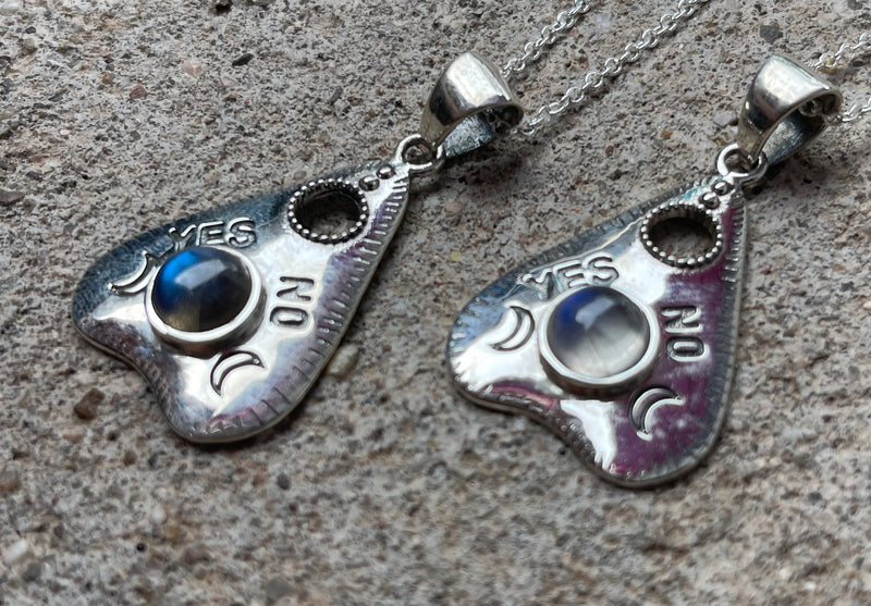 Planchette Sterling Silver Necklace