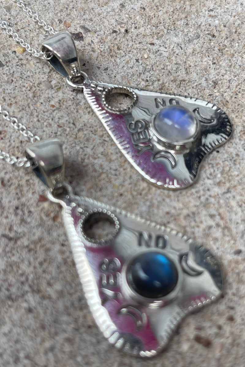 Planchette Sterling Silver Necklace