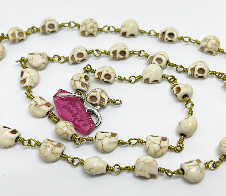 Skull Bead Chain Necklaces