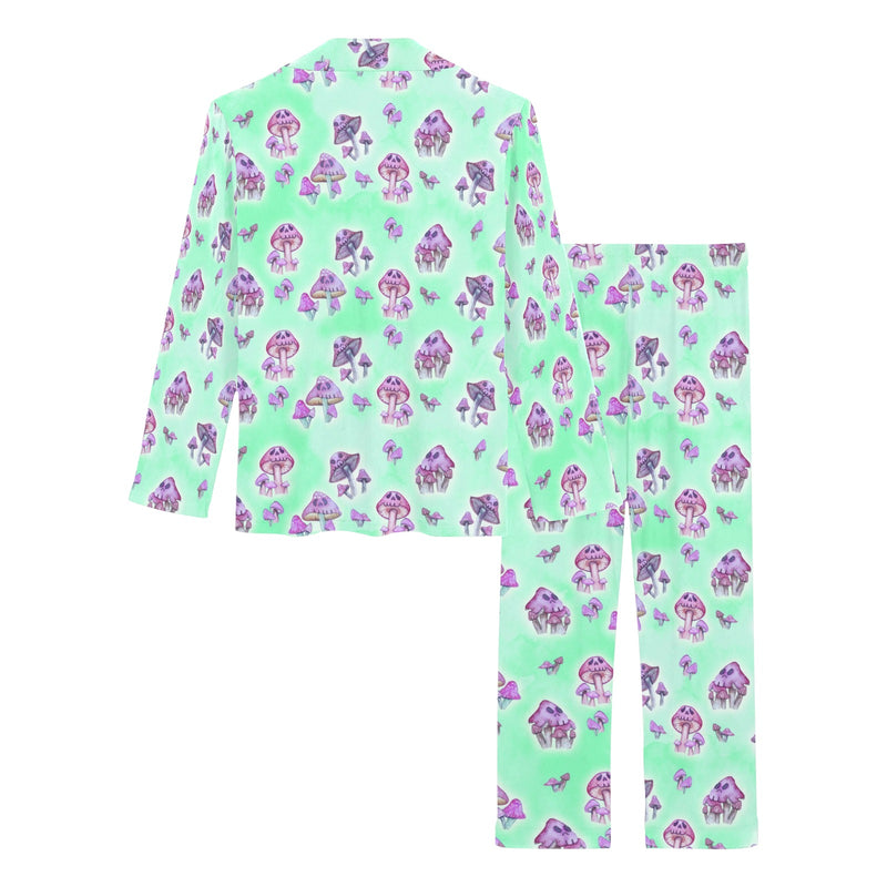 Monstrous Mushroom PJs Women's Long Pajama Set