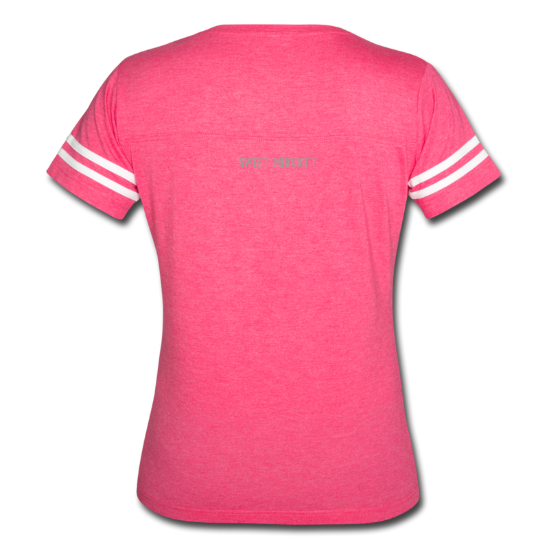 Sweet & Spooky Vintage Sport T-Shirt - vintage pink/white