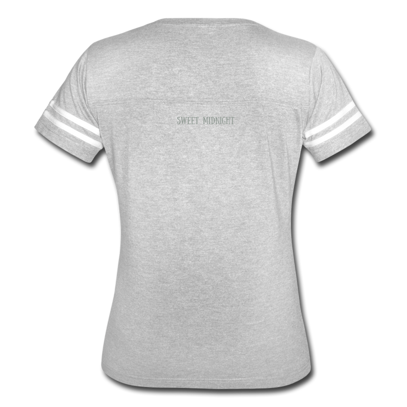 Sweet & Spooky Vintage Sport T-Shirt - heather gray/white