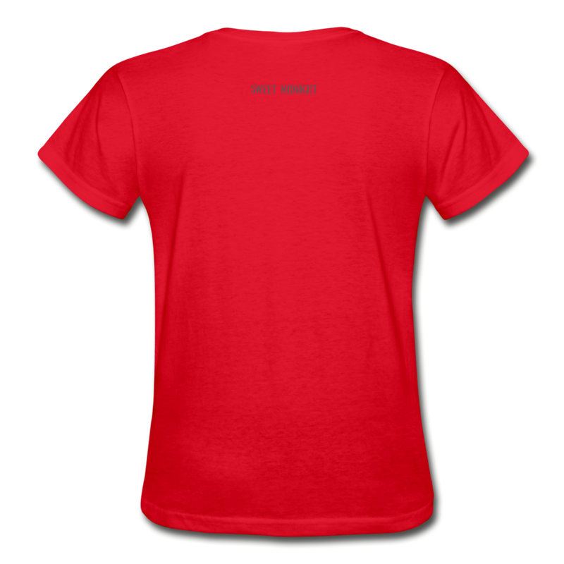 Lure Me Under the Sea Gildan Ultra Cotton Ladies T-Shirt - red