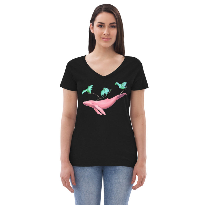 Save Everything Women’s recycled v-neck t-shirt